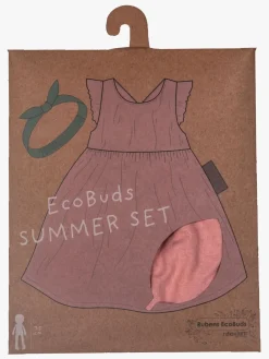 Dukker & Bamser-RubensBarn Rubens Barn Ecobuds Sommersæt Dukkekjole