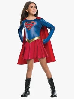 Kostumer & Udklædning-Rubies Supergirl Kostume med Kappe