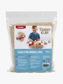Kreativt Legetøj-SandyClay Sandy Clay Modellersand 1 kg, Beige