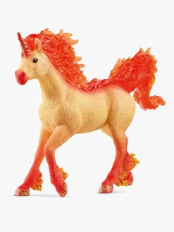 Legetøjsfigurer-Schleich  70756 Elementa Ild Enhjørning Hingst