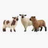 Legetøjsfigurer-Schleich 42660 Farm World Får 3 Stk.