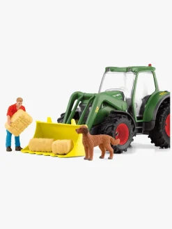 Legetøjsbiler & -Fartøjer-Schleich 42608 Farm World Traktor med Anhænger