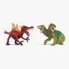 Legetøjsfigurer-Schleich 70834 Fire Saurian vs. Jungle Lizard Figursæt