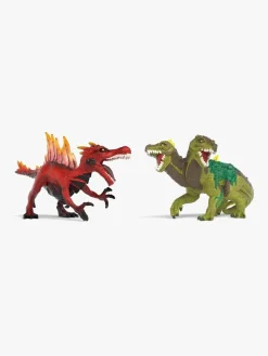 Legetøjsfigurer-Schleich 70834 Fire Saurian vs. Jungle Lizard Figursæt