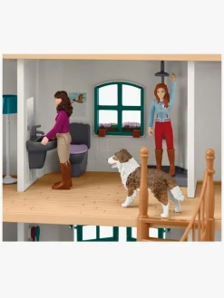 Legetøjsfigurer-Schleich 42706 Horse Club Legesæt Lakeside Country House & Stald