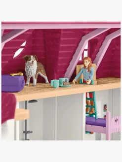 Legetøjsfigurer-Schleich 42706 Horse Club Legesæt Lakeside Country House & Stald