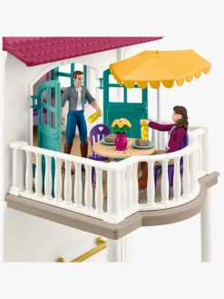 Legetøjsfigurer-Schleich 42706 Horse Club Legesæt Lakeside Country House & Stald