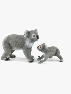 Legetøjsfigurer-Schleich 42566 Koalaer Mother and Baby Grå