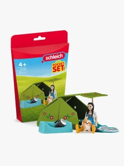 Legetøjsfigurer-Schleich 42745 Pocket Set Legesæt Camping med Kim Flerfarvet