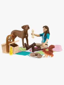 Legetøjsfigurer-Schleich 42746 Pocket Set Legesæt Picnic med Lisa Flerfarvet
