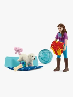 Legetøjsfigurer-Schleich 42744 Pocket Set Legesæt Fødselsdagsfest med Lisa Flerfarvet