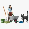 Legetøjsfigurer-Schleich 42747 Pocket Set Muge Ud & Pleje Legesæt