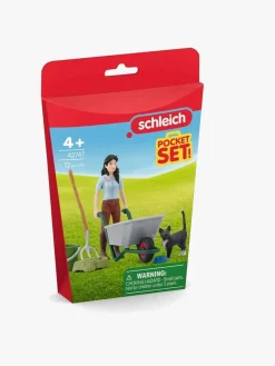 Legetøjsfigurer-Schleich 42747 Pocket Set Muge Ud & Pleje Legesæt