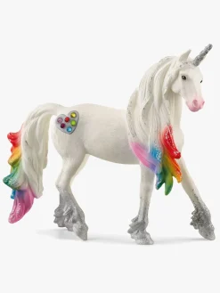 Legetøjsfigurer-Schleich 70725 Rainbow Love Unicorn Hingst Hvid