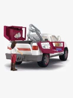 Legetøjsfigurer-Schleich Dyrlægebil med Anhængervogn