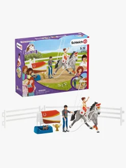 Legetøjsfigurer-Schleich Horse Club Legesæt Mias Voltigeringssæt