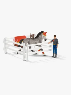 Legetøjsfigurer-Schleich Horse Club Legesæt Mias Voltigeringssæt