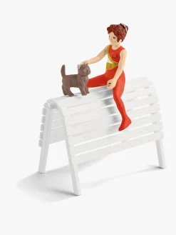 Legetøjsfigurer-Schleich Horse Club Legesæt Mias Voltigeringssæt