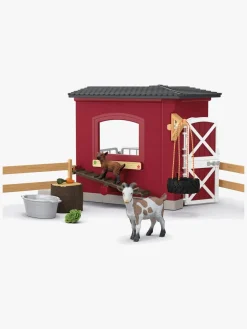 Legetøjsfigurer-Schleich Legesæt Gedestald