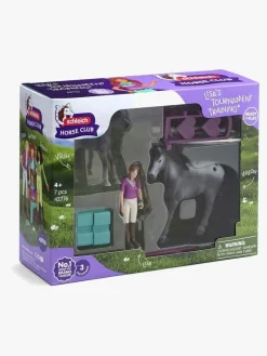 Legetøjsfigurer-Schleich Legesæt Lisas Tournament Training