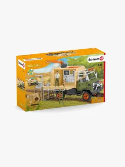 Legetøjsfigurer-Schleich Legesæt Wild Life Redning m. Lastbil