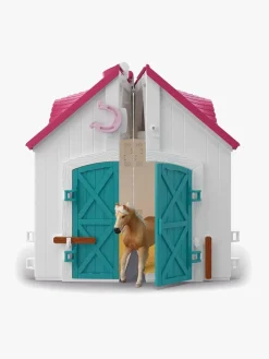 Legetøjsfigurer-Schleich Open Stald Little Horseshoe