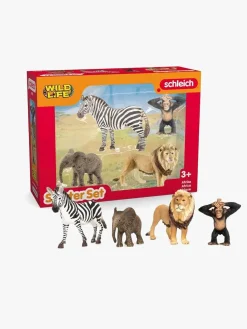 Legetøjsfigurer-Schleich Wild Life Africa Dyresæt