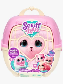 Dukker & Bamser-ScruffALuvs Scruff-A-Luvs Bamse, Pink Blandet Lyserød