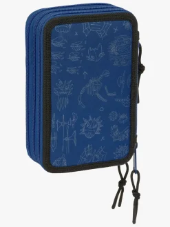 Kreativt Legetøj-DisneyDraktranaren Sådan Træner Du Din Drage  Fyldt Penalhus med 3 Rum 37 Dele, Blå