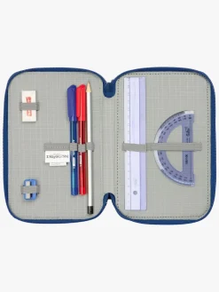 Kreativt Legetøj-DisneyDraktranaren Sådan Træner Du Din Drage  Fyldt Penalhus med 3 Rum 37 Dele, Blå