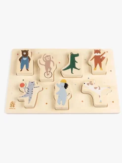 Spil & Puslespil-Sebra Knoppuslespil Teeny Toes/Busy Builders