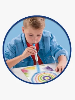 Kreativt Legetøj-SES Creative Airbrush-pustetusser til Tekstil 7-pak Flerfarvet