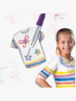 Kreativt Legetøj-SES Creative Airbrush-pustetusser til Tekstil 7-pak Flerfarvet