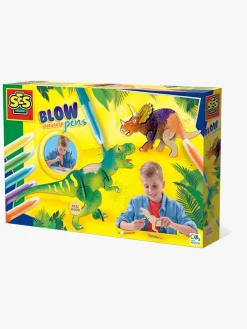 Kreativt Legetøj-SES Creative Airbrush-pustetusser Dinosaurer