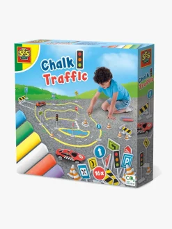 Kreativt Legetøj-SES Creative Gadekridt med Tilbehør