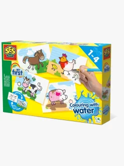 Legetøj Til Børn På 0-10 År|Kreativt Legetøj-SES Creative Malesæt Første Mal med Vand Bondegårdsdyr