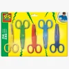 Kreativt Legetøj-SES Creative Mønstersakse 5-pak