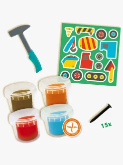 Kreativt Legetøj-SES Creative Modellervoks Entreprenørkøretøjer