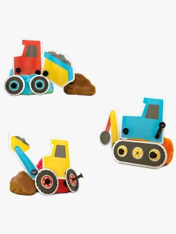 Kreativt Legetøj-SES Creative Modellervoks Entreprenørkøretøjer