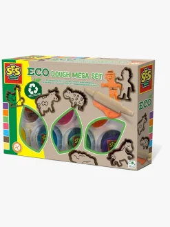 Kreativt Legetøj-SES Creative Modellervoks Megasæt Øko 14 Dele
