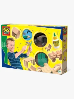 Rolleleg-SES Creative Snedkersæt 57 Dele, Træ