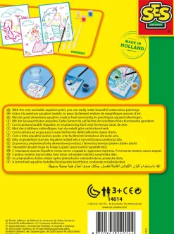 Kreativt Legetøj-SES Kreasæt Aqualine Glitterkort