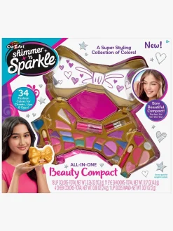 Kostumer & Udklædning-ShimmerNSparkle Shimmer n' Sparkle Beauty Compact Makeupsæt