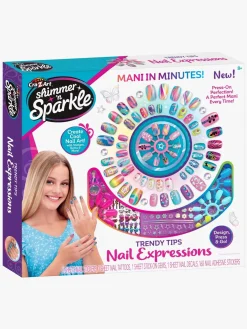 Kreativt Legetøj-ShimmerNSparkle Shimmer n' Sparkle Trendy tips Neglesæt Expressions