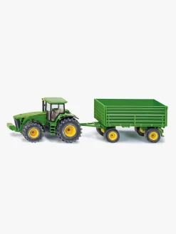 Legetøjsbiler & -Fartøjer-SIKU Traktor Med Anhænger John Deere 1:50