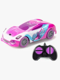 Fjernstyret-Silverlit Exost Fjernstyret Bil Star Light 1:34 Lyserød/Hvid