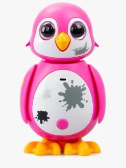 Interaktivt Legetøj-Silverlit  Mini Interaktiv Pingvin, Pink Lyserød