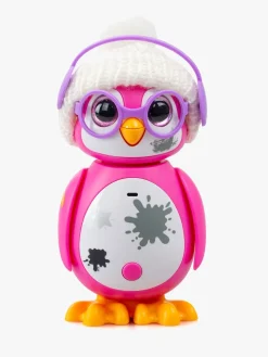 Interaktivt Legetøj-Silverlit  Mini Interaktiv Pingvin, Pink Lyserød