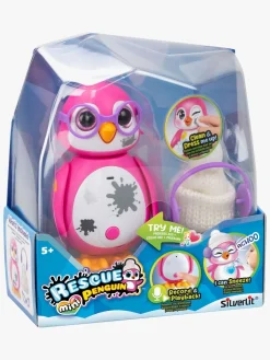 Interaktivt Legetøj-Silverlit  Mini Interaktiv Pingvin, Pink Lyserød