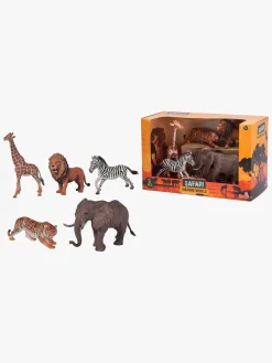 Legetøjsfigurer-SimbaToys Simba Toys Safaridyr 5 Stk. Flerfarvet